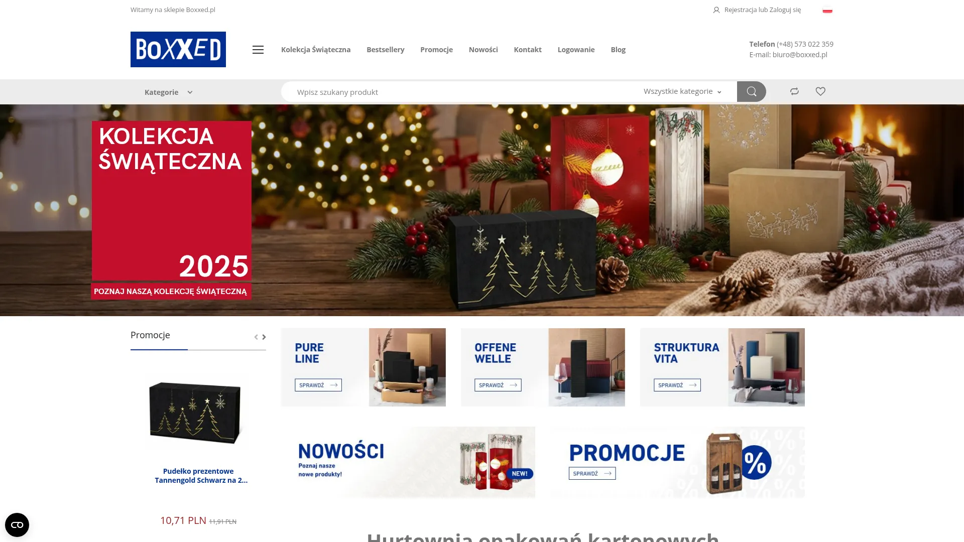 Screenshot of boxxed.pl