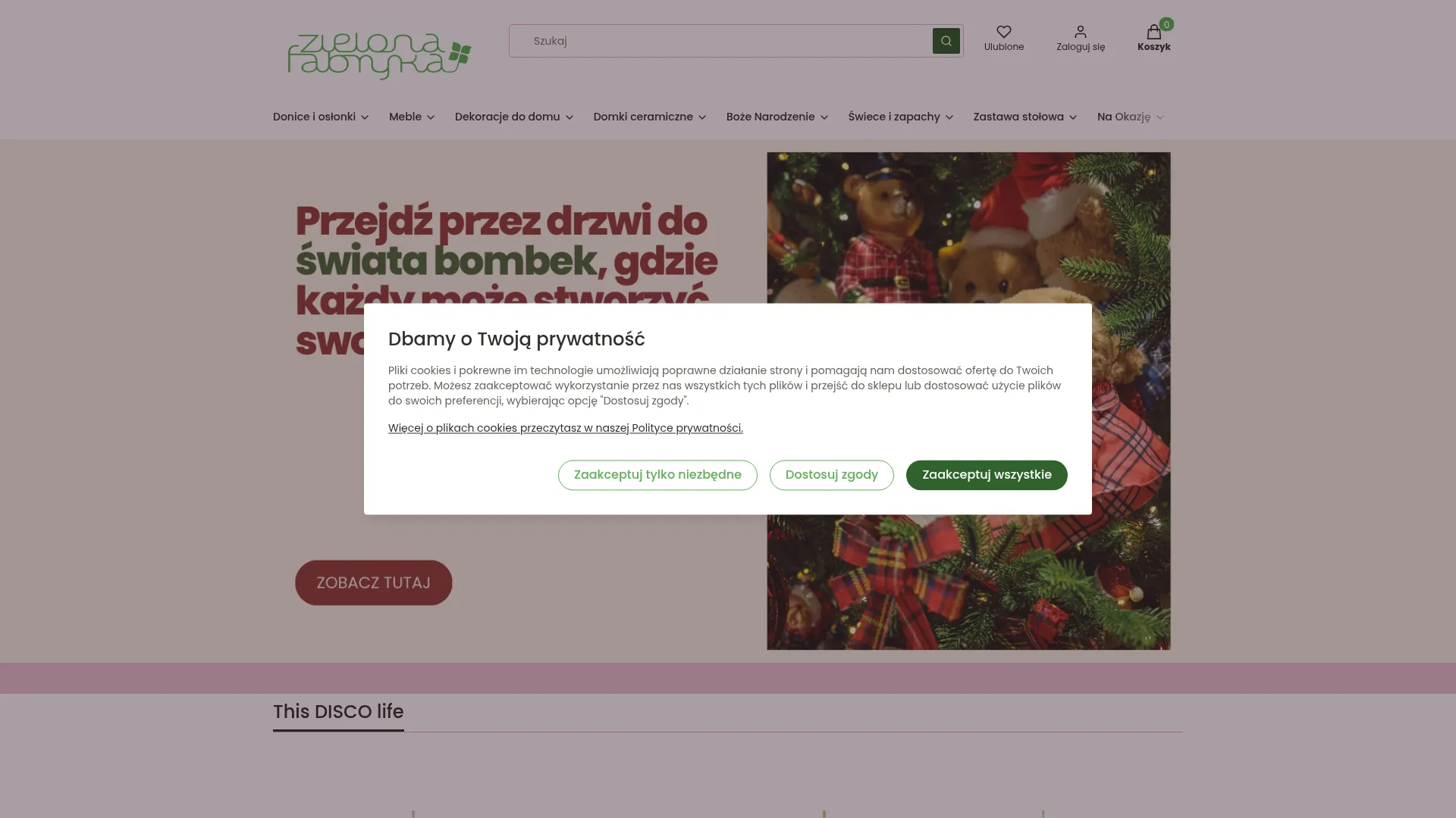 Screenshot of sklep.zielonafabryka.pl