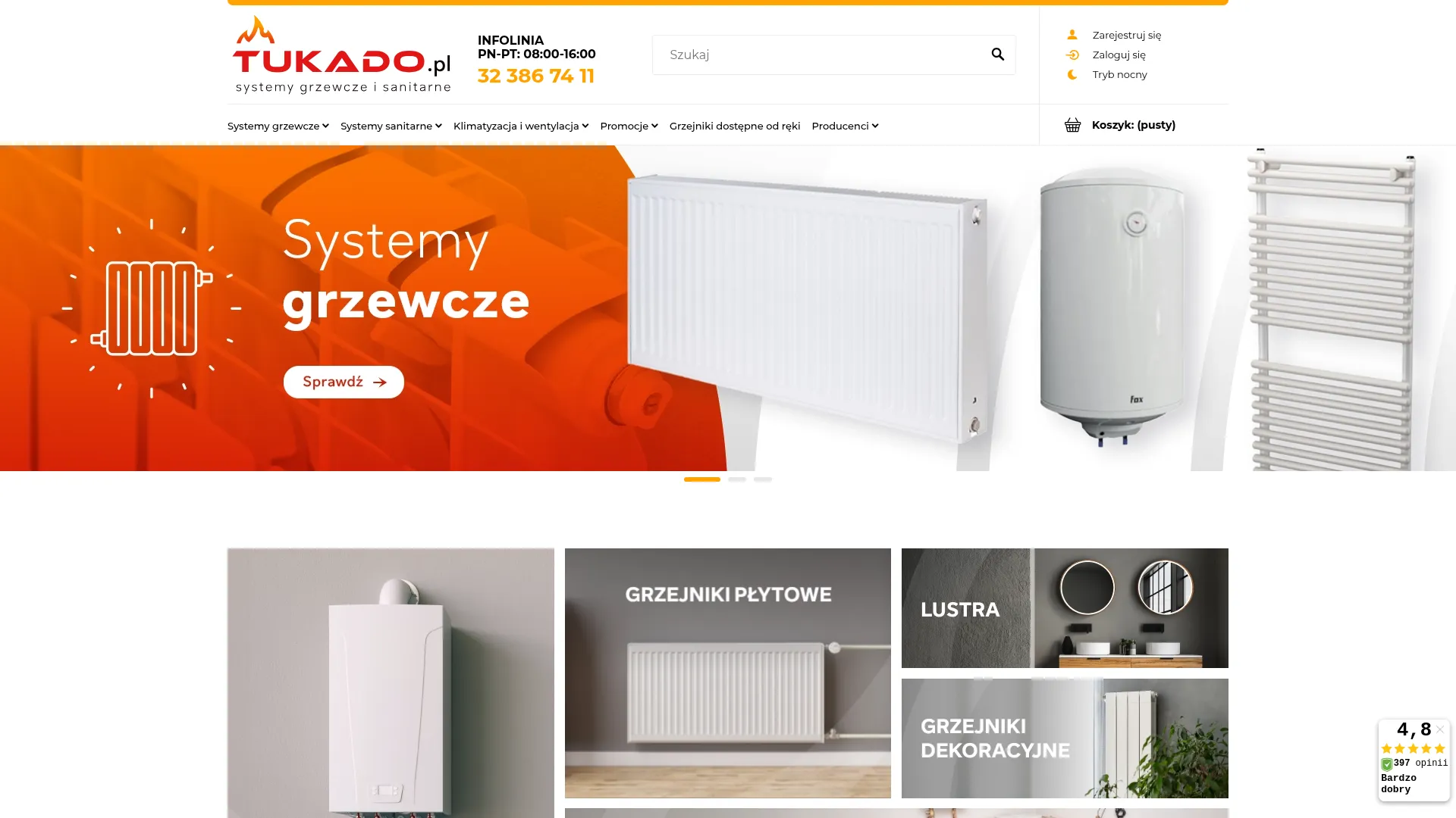 Screenshot of www.tukado.pl