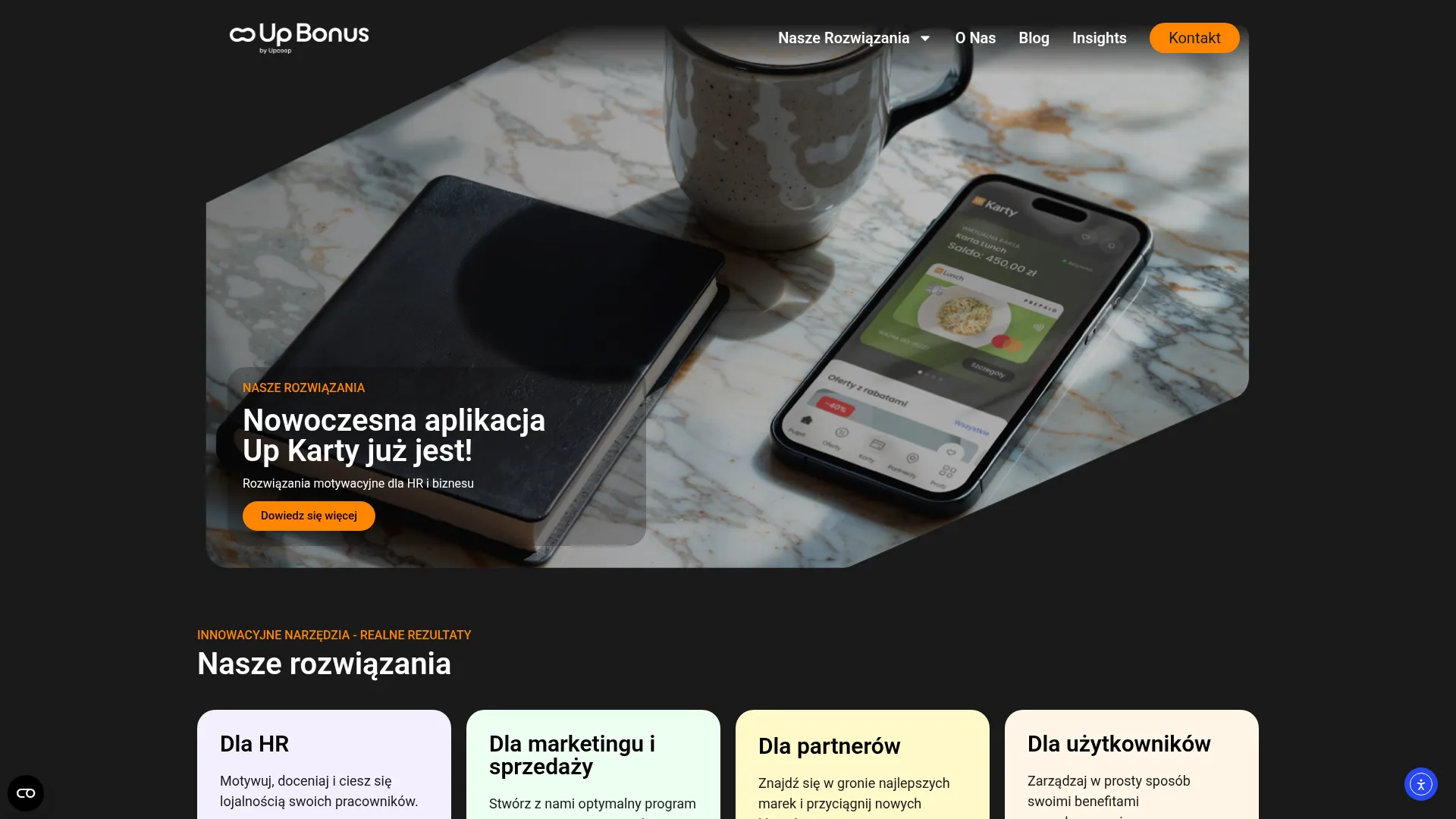 Screenshot of upbonus.pl