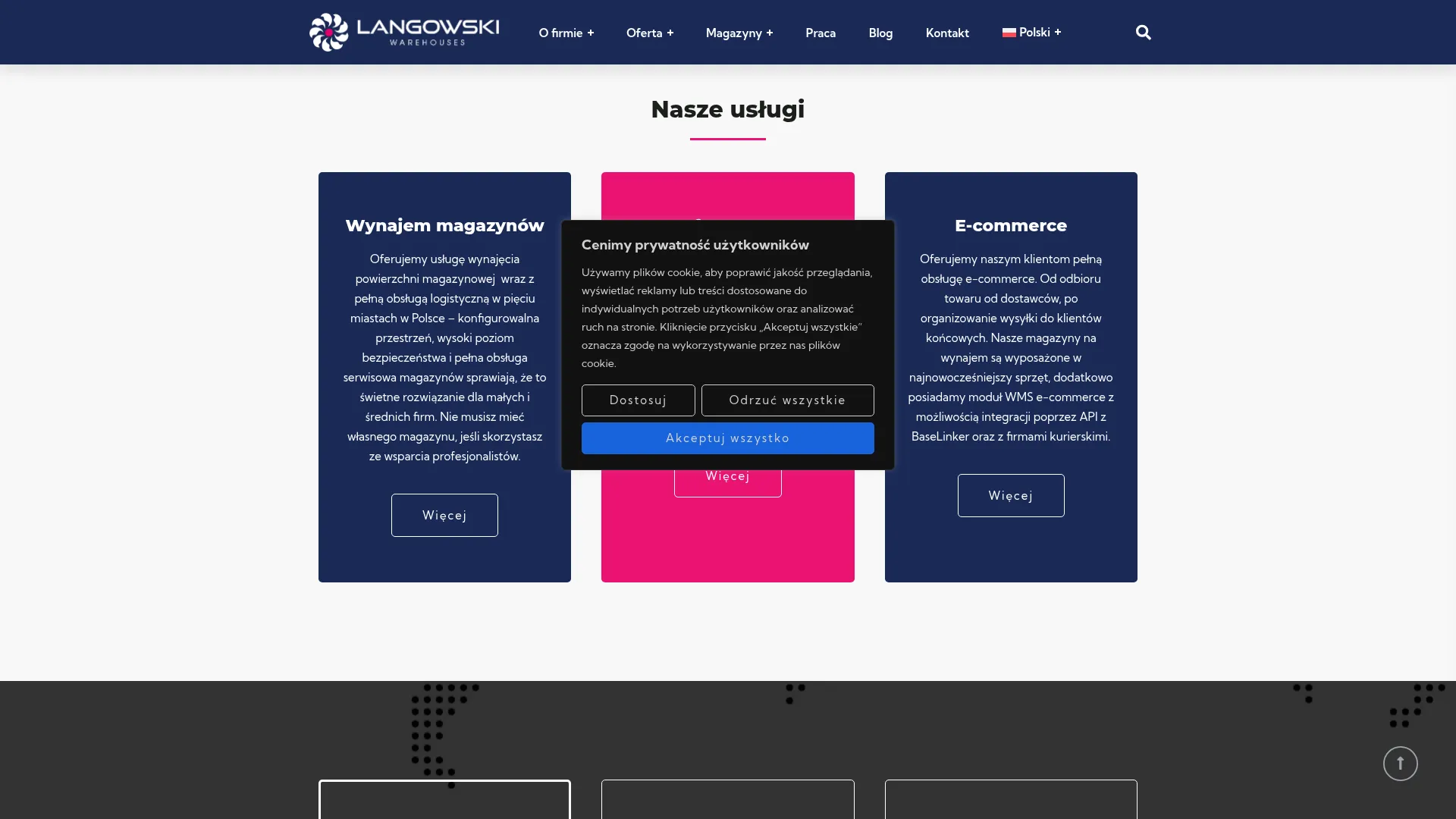 Screenshot of warehouses.langowski.eu