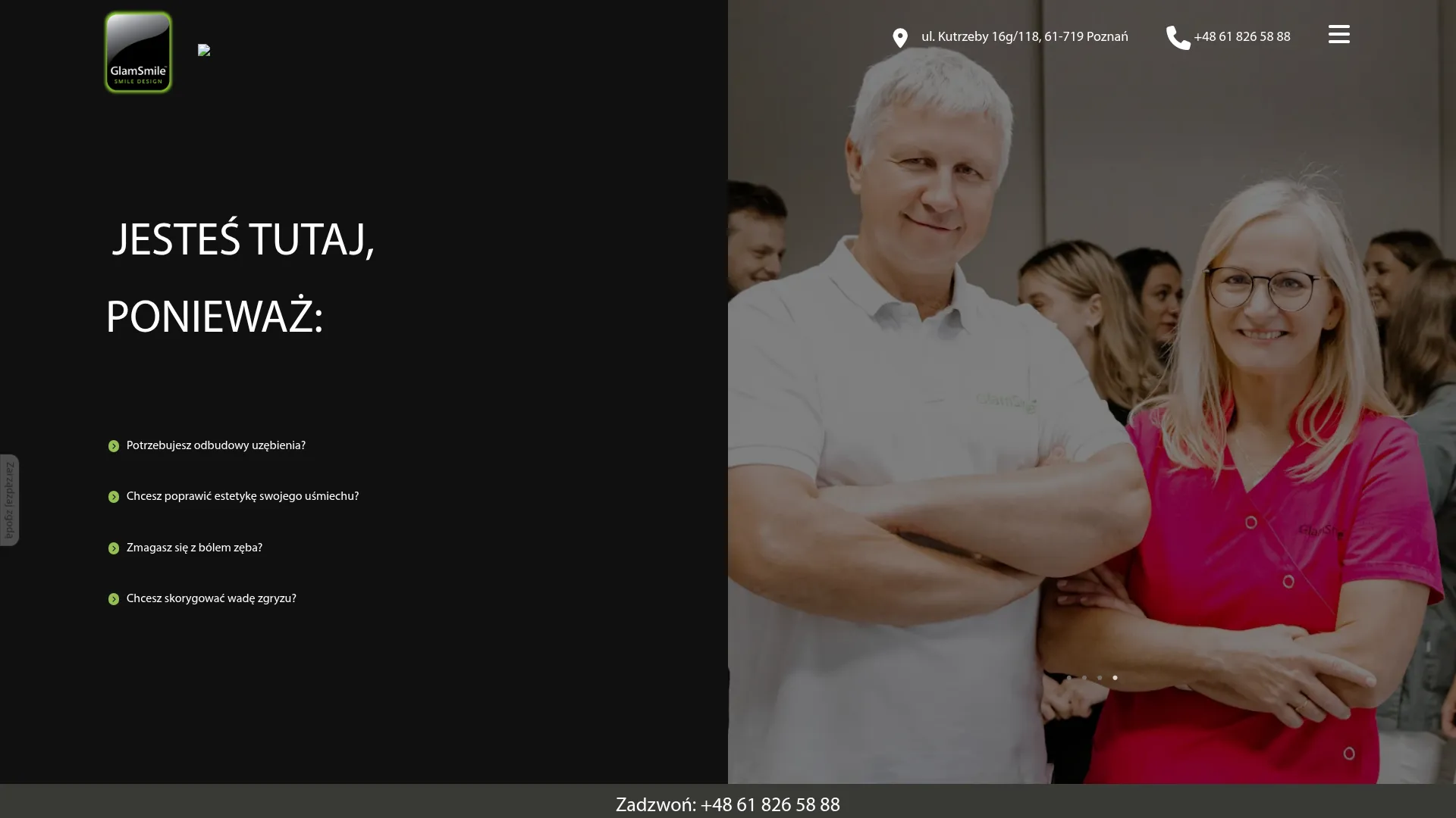 Screenshot of glamsmilepoland.pl