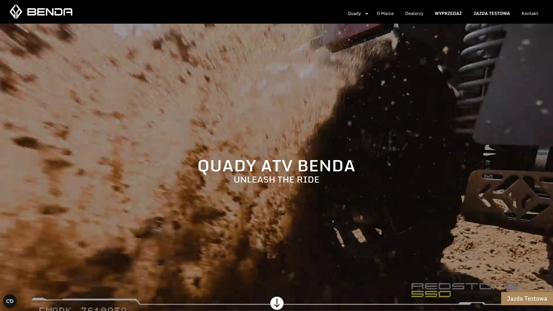 Screenshot of www.bendaorv.pl