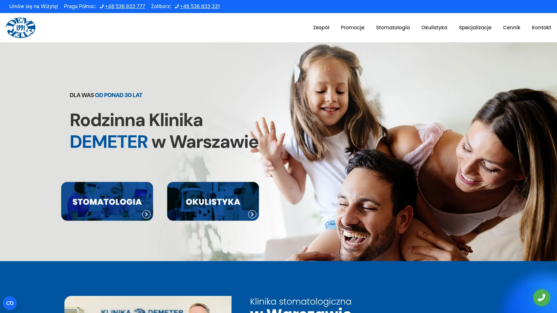 Screenshot of demeter.com.pl