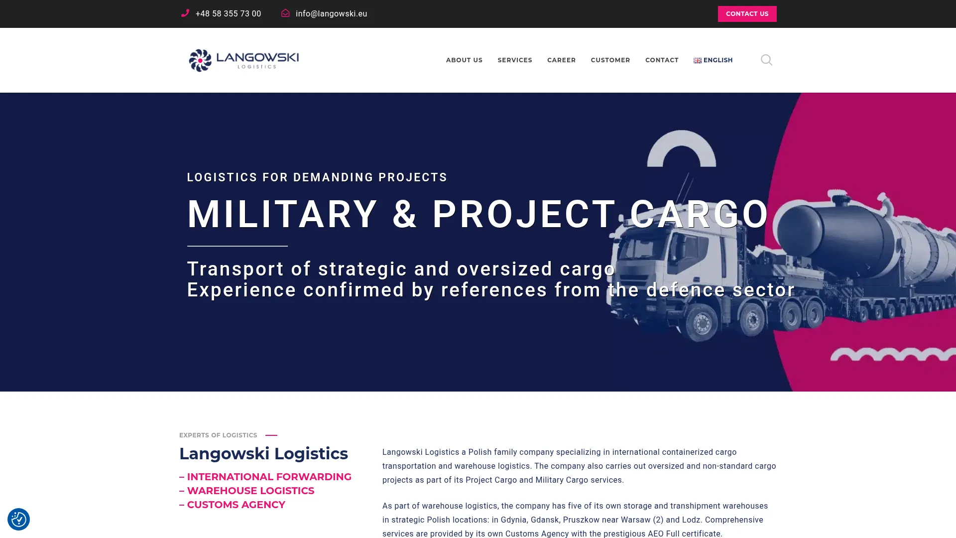 Screenshot of langowski.eu