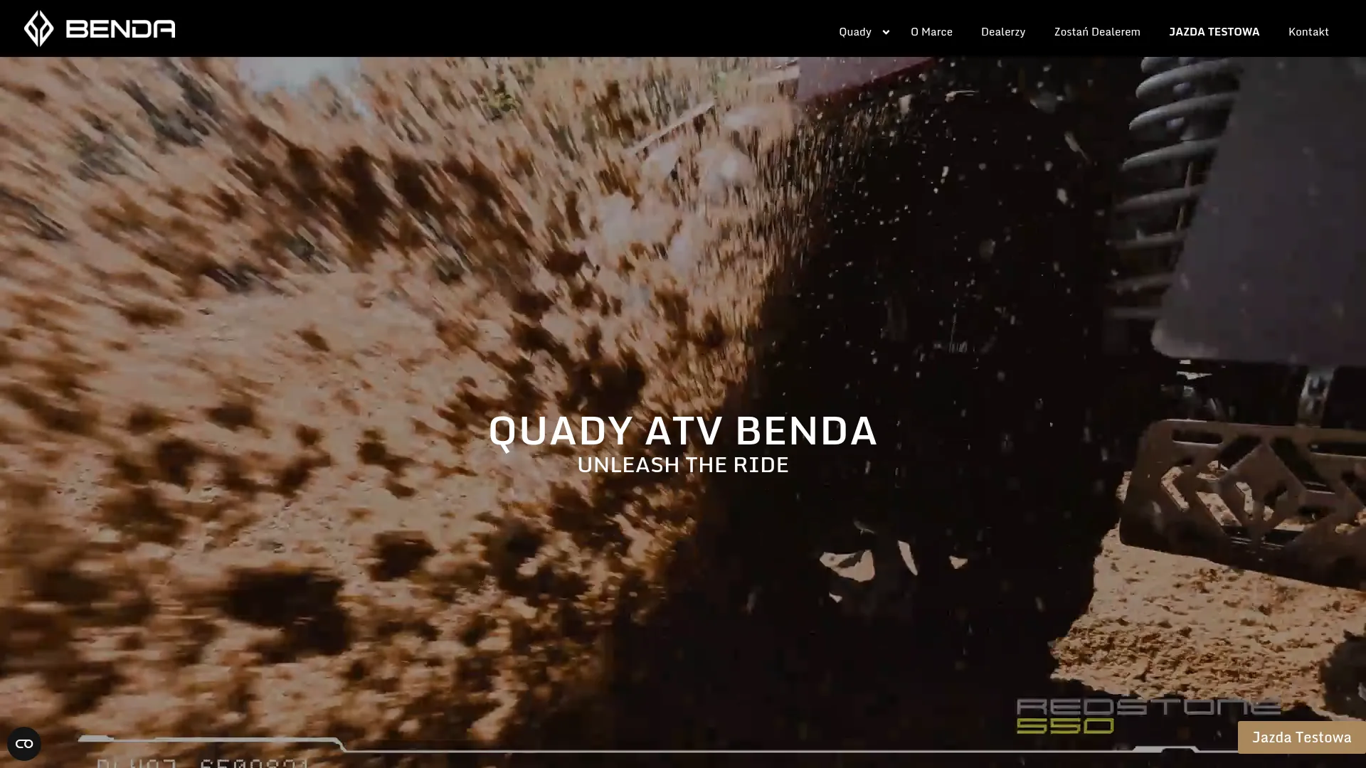 Screenshot of www.bendaorv.pl