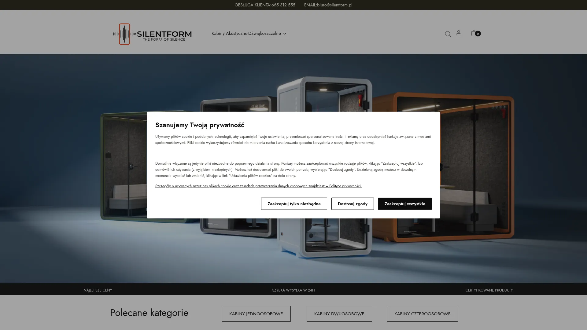 Screenshot of silentform.pl