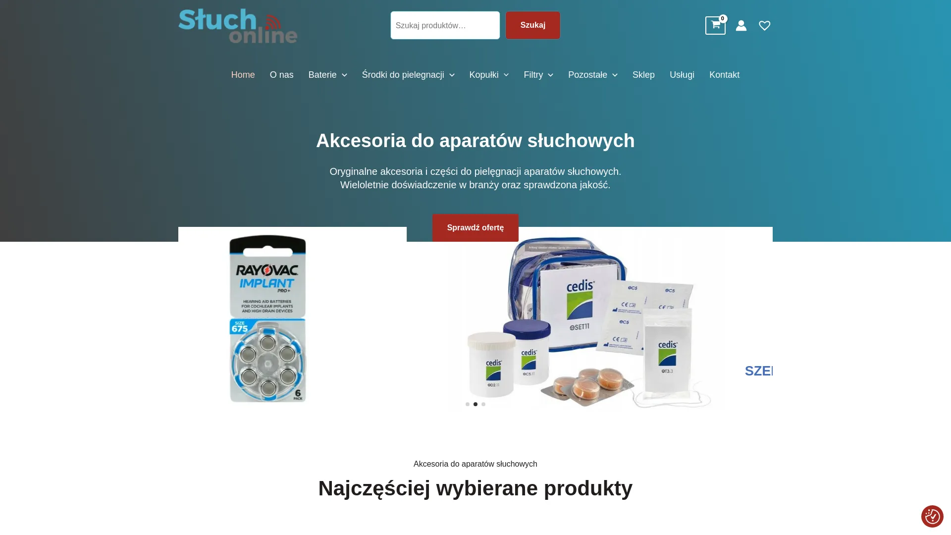 Screenshot of sluchonline.pl