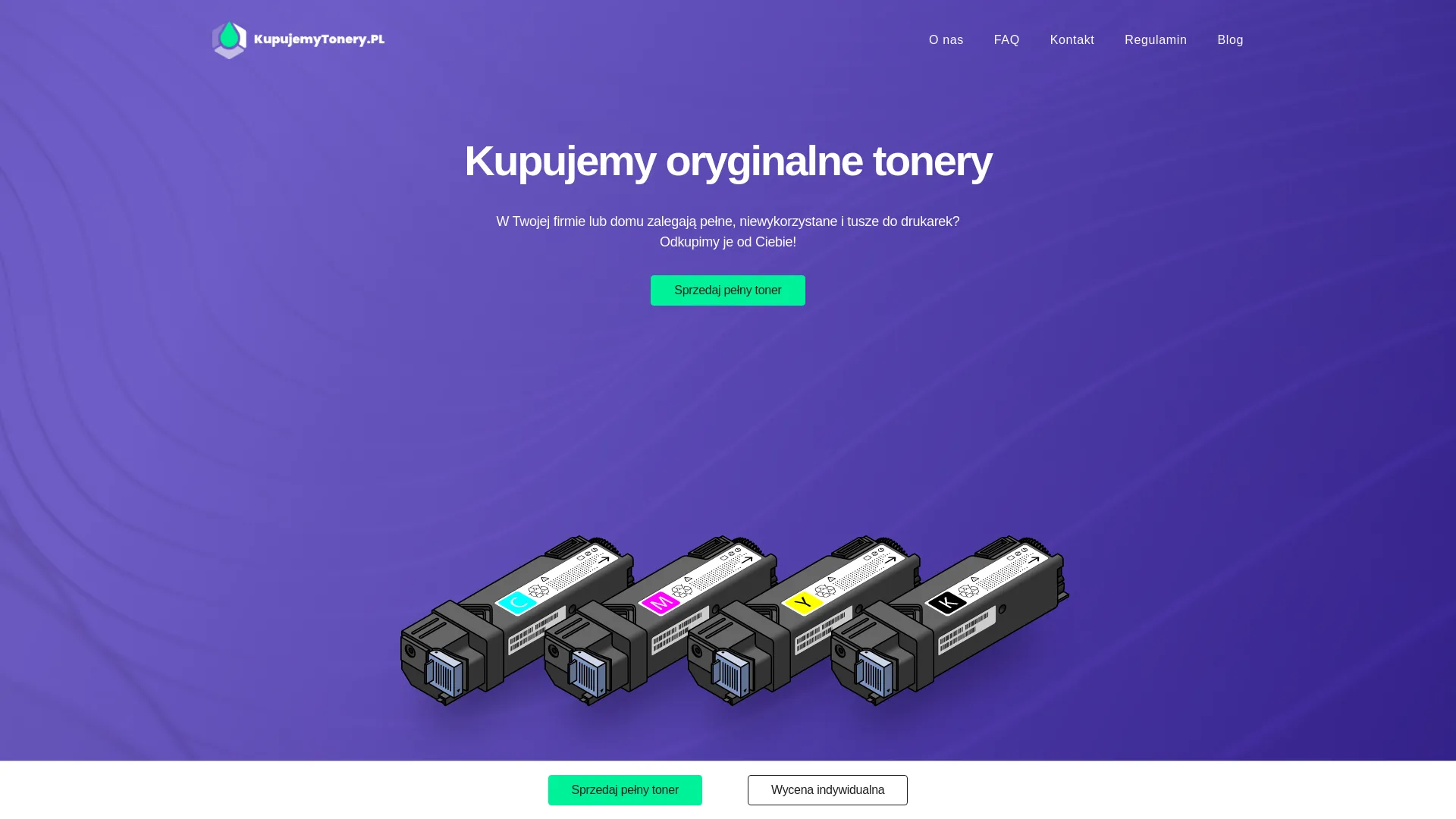 Screenshot of kupujemytonery.pl