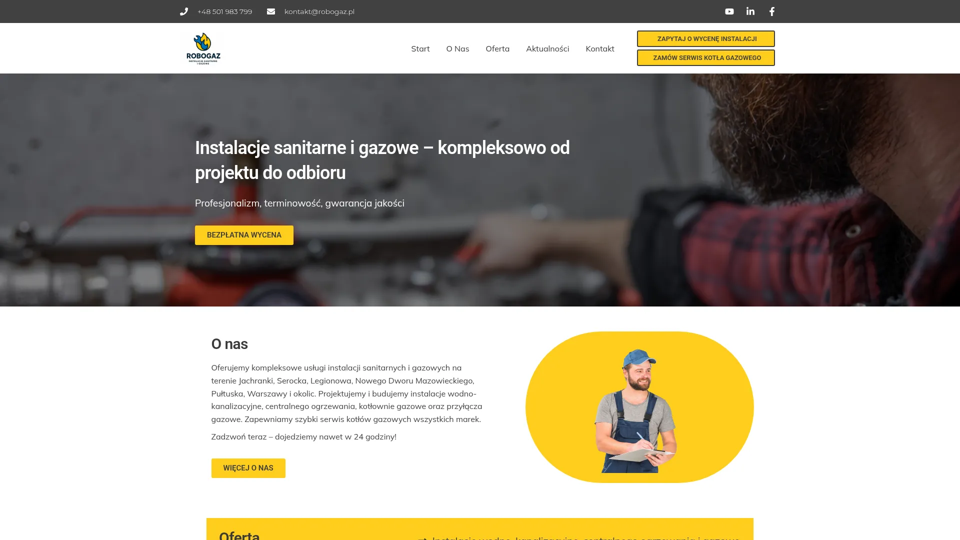 Screenshot of robogaz.pl