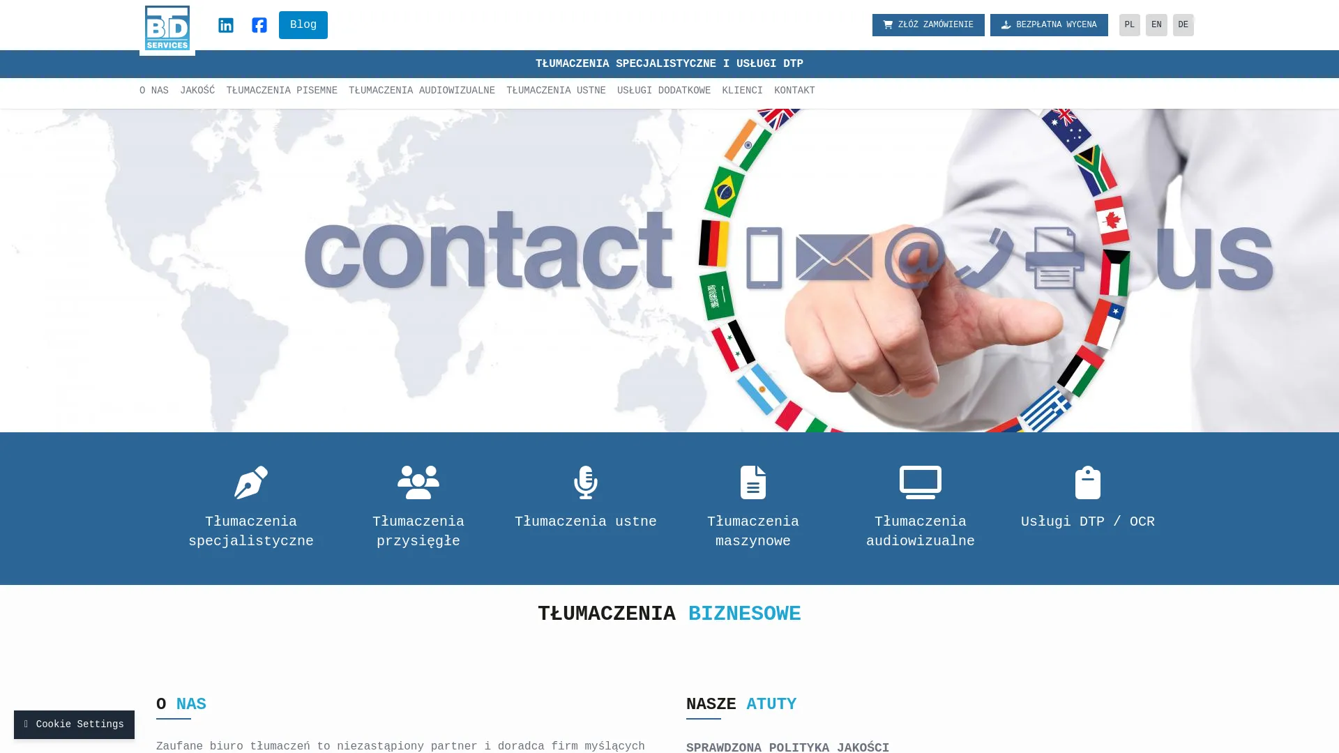 Screenshot of btdservices.pl